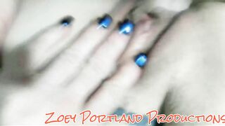 Zoey Portland moans loud while getting her pink pussy filled with cock and toy
