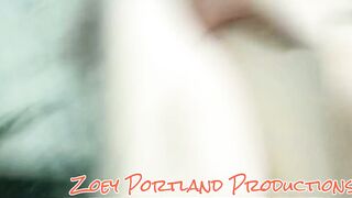 Zoey Portland moans loud while getting her pink pussy filled with cock and toy