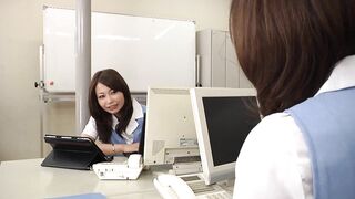 Yuri Aine and Mirei Yokoyama get kinky in pantyhose lesbian play volume 6 - 8 image