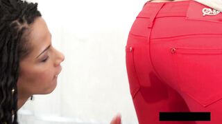 Isabella Chrystin and Lucia Denville get wet and wild in a hot solo session