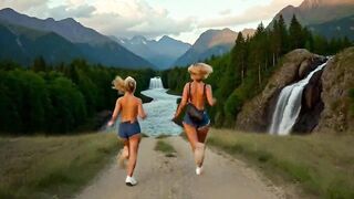 Fisting, squirting & domination with a hot blonde in reverse Doggy - 2 image