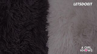 Little Caprice & Lola Myluv get kinky in a steamy lesbian affair - 1 image