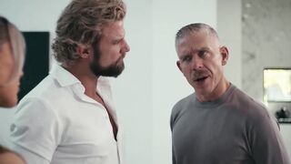 Alyssia Kent & Brooklyn Blue show off their hot lesbian skills with dildos & pussy play