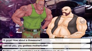 Get ready to cum hard as this ebony babe gets her big tits strapon drilled in a hot game of "Meet 'n' Fuck" - 5 image