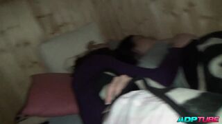 Watch Evita De Luna, Jenny Up Destroy & Conrad Son get their tight assholes destroyed by a strap-on in a hot lesbian threesome