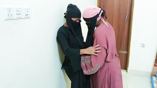 Betty69 & her step-sister play with a massive dildo in the bathroom