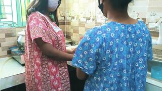 Betty69 & her hotwife take turns riding each other's asses in the kitchen - 3 image