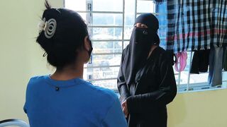 Betty69 & Desi XXX: Hot Step-Sis and Real Neighbor Get Naughty in Creampie Fun