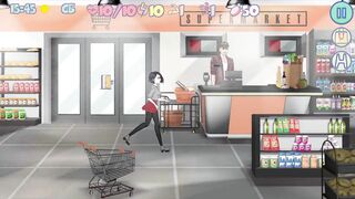 Kate and her roommate get wild with each other in the dorm - anime style!