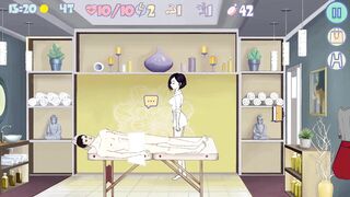 Kate and her roommate get wild with each other in the dorm - anime style!