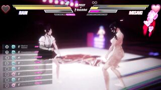 Hot lesbian action in Battle for Pussies & Anal!