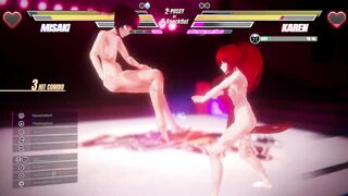 Watch these two kinky babes go at it in a hot lesbian pussy licking and fingering contest