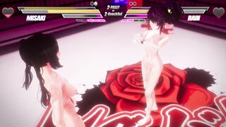 Watch these two kinky babes go at it in a hot lesbian pussy licking and fingering contest