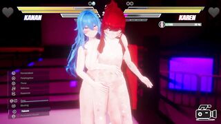 Watch these two kinky babes go at it in a hot lesbian pussy licking and fingering contest