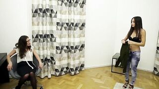 Asian hottie Amalia Henessy gets her pussy licked by Shrima Malati in a steamy casting