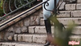 Nathalie Kitten and Luth in hot lesbian threesome action with gorgeous blondes