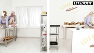 Miss Sally & Mina Von D go wild with hot lesbian pussy licking & fingering