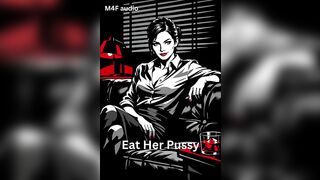 Experience the ultimate lesbian fantasy: Taste your boss's pussy in slow and deep slow motion