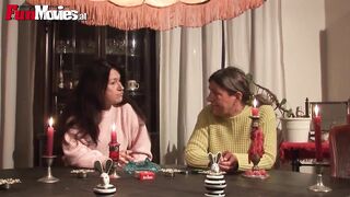 Watch these German grannies get wet and wild in a steamy lesbian threesome