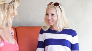 Aaliyah Love & Cherie DeVille get wild with their wet lesbian pussy