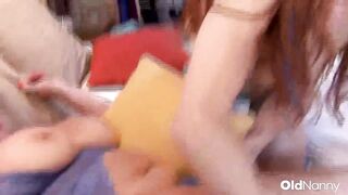 Dana Hayes and Shannon Kelly in steamy toy playtime with a busty MILF