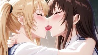 Watch these naughty college girls indulge in pussy play & tit play in the classroom