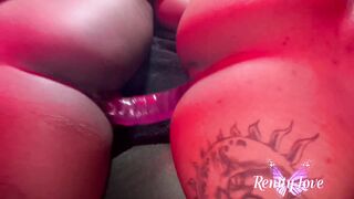 Serenitylove001's tight wet pussy and perfect ass get a workout in lesbian play time