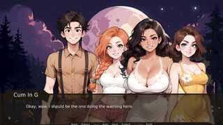 GOTH lesbi in sexy outfit enjoys Taboo Hentai game with farmer Kink - 10 image