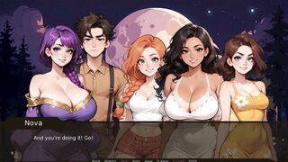GOTH lesbi in sexy outfit enjoys Taboo Hentai game with farmer Kink - 11 image