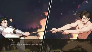 GOTH lesbi in sexy outfit enjoys Taboo Hentai game with farmer Kink - 14 image