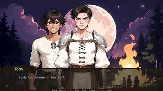 GOTH lesbi in sexy outfit enjoys Taboo Hentai game with farmer Kink - 15 image