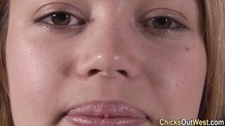 Hairy blonde Aussie lesbians finger, rim & tongue each other's natural bush