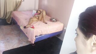 Big Pussy's stepdaughter can't resist her and they indulge in some steamy pussy licking and pussy eating - 6 image