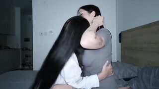 Intense Lesbian Lovemaking: Compilation of Scissoring, Kissing & Intense Orgasms - 13 image