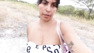 Stepmom and curvy stepdaughter get wet and wild in a homemade lesbian camping trip