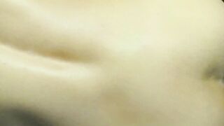 Watch me slam my petite Latina girlfriend's tight pussy and milk her with my hot load