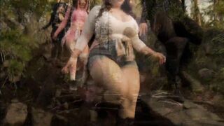 Get ready for a wild ride as curvy babes take turns getting their tight asses filled with cum and getting dominated in 3D - 6 image