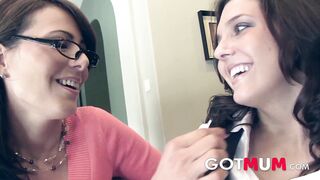 Zoey Holloway & Sadie Holmes teach each other how to pleasure each other in this mature lesbian sex tape