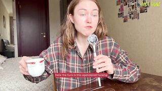 Maya Stone tries to get her head around lesbian sex while being dirty and talkative - 14 image