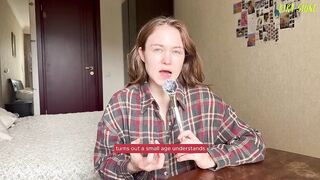 Maya Stone tries to get her head around lesbian sex while being dirty and talkative - 2 image