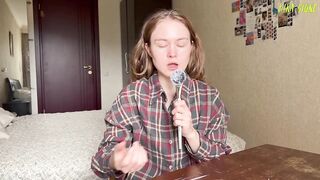 Maya Stone tries to get her head around lesbian sex while being dirty and talkative - 7 image