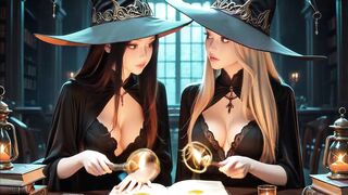 Magic Wands in tribbing action with hot Witches - 2 image
