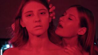 Tiffany Tatum dominates and teases her blonde assistant Melody Marks in this lezdom lesbian fuckfest