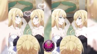Watch these steamy anime hentai babes kiss and suck each other's huge cocks in 3D!