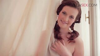 Watch these sweet Czech teens get down and dirty with each other in hot lesbian games - 5 image