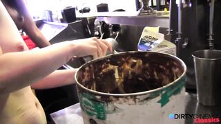Alani Pi dominates Penny Barber in a baker's aisles