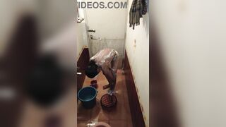 Hot teen girl gets her big boobs and ass drilled in bathroom while kissing and kissing - 10 image