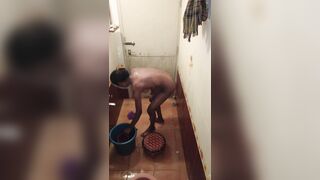 Hot teen girl gets her big boobs and ass drilled in bathroom while kissing and kissing - 14 image