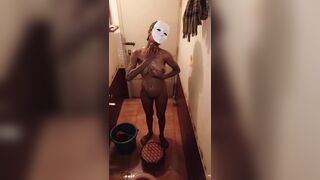 Hot teen girl gets her big boobs and ass drilled in bathroom while kissing and kissing - 6 image