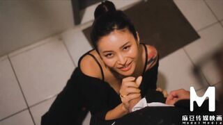 Rae Lil Black, Yan Jia You & Una in a wild threesome with their lesbian office colleague - 1 image